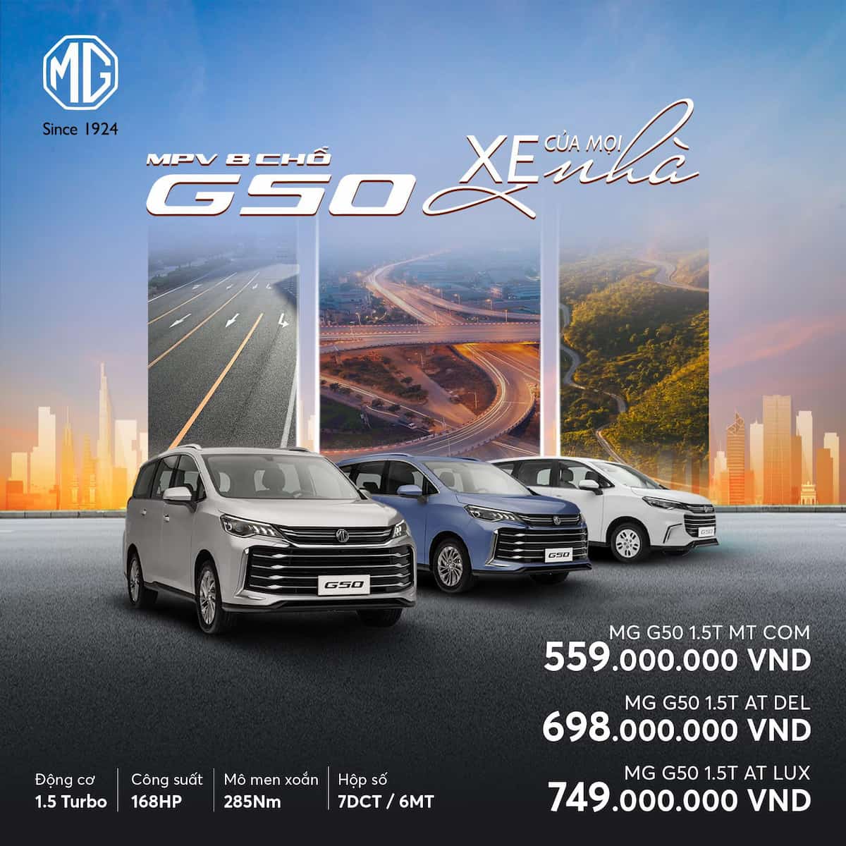 Giá xe MG G50 7 chỗ MPV đáng mua nhất