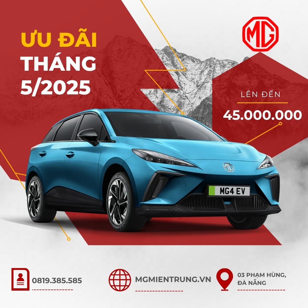 Khuyến mãi MG Tháng 5 2025